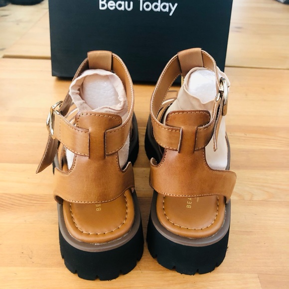 Women's Platform Sandals, Fisherman Sandals Casual Open Toe Lightweight Fashion - Picture 3 of 16